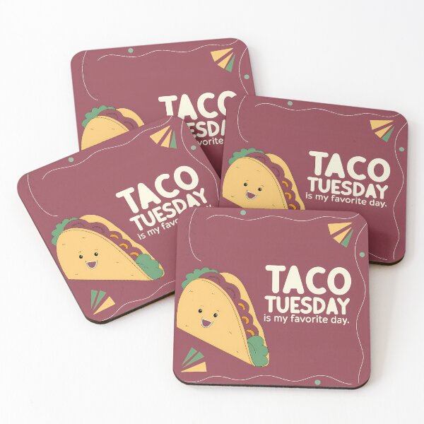 Item preview, Playful Taco Tuesday Favorite Day designed and sold by ART ATTACK ZONE.