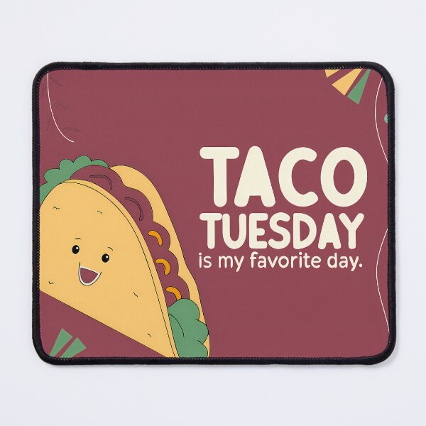 Item preview, Playful Taco Tuesday Favorite Day designed and sold by ART ATTACK ZONE.