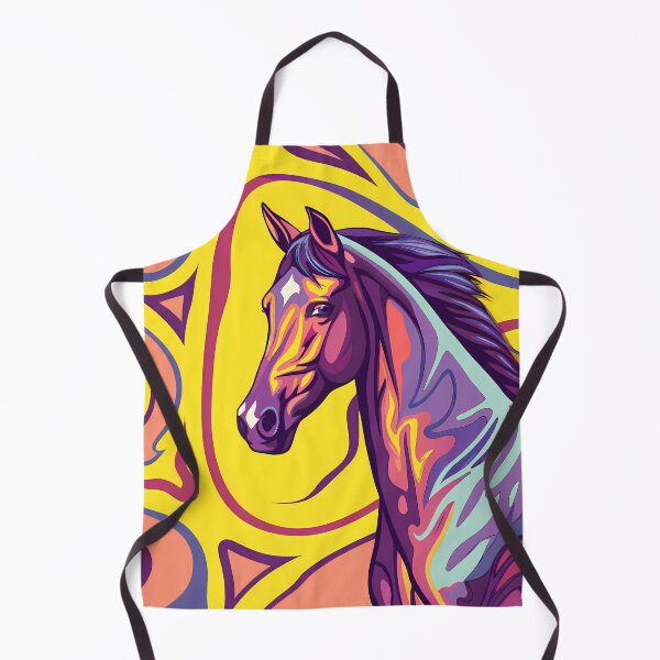 Item preview, Psychedelic Horse in Swirling Colors designed and sold by ART ATTACK ZONE.