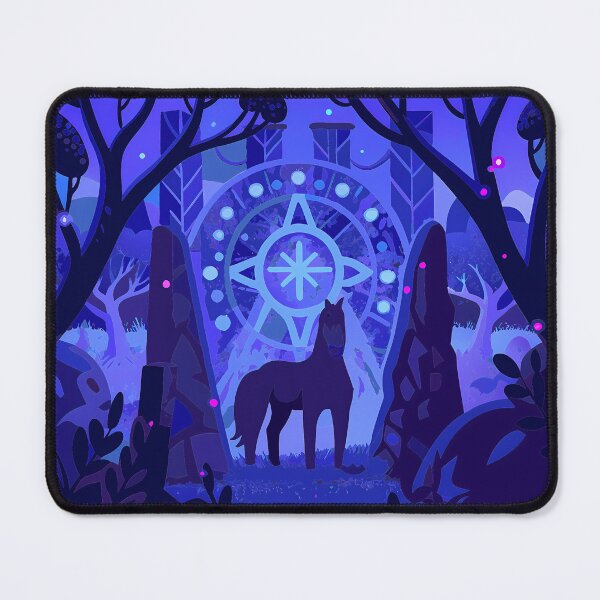 Item preview, Enchanted Horse in Mystical Scene designed and sold by ART ATTACK ZONE.
