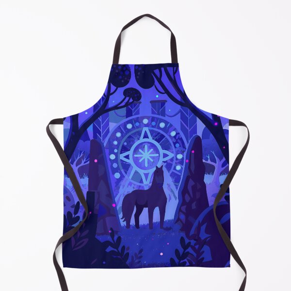 Item preview, Enchanted Horse in Mystical Scene designed and sold by ART ATTACK ZONE.