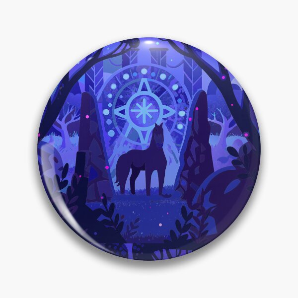 Item preview, Enchanted Horse in Mystical Scene designed and sold by ART ATTACK ZONE.