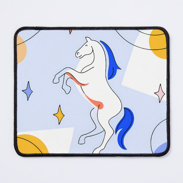 Item preview, Abstract Horse with Geometric Patterns designed and sold by ART ATTACK ZONE.