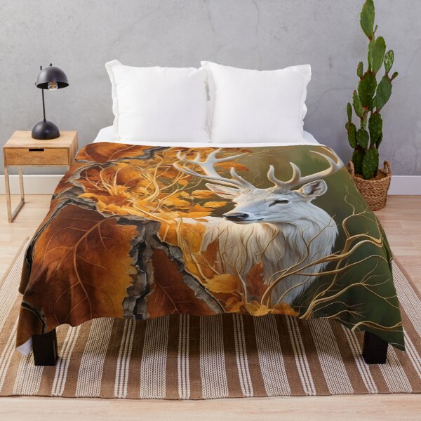 Item preview, Veinbound White Stag – Autumn Splendor & Sacred Silence by LaLi Designs designed and sold by LaLi-Designs.