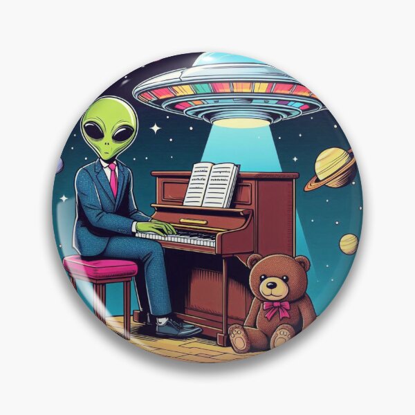 Item preview, Alien and cute bear designed and sold by Dogandesighn.
