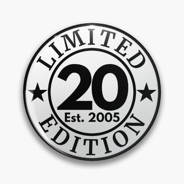 Item preview, Limited 20 Edition 2005 | 20th Birthday Celebration | Vintage 2005 Anniversary Design designed and sold by highflycrafts.