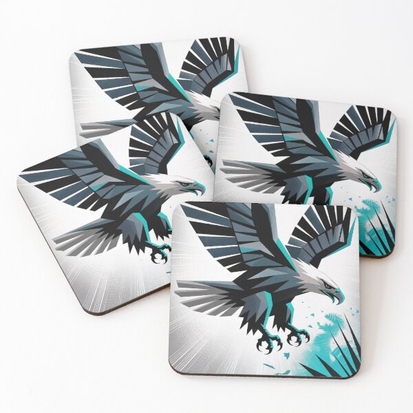 Item preview, Dynamic Eagle Flight Abstract designed and sold by ShadowAndSlate.