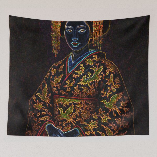 Item preview, Japanese tradition meets digital art designed and sold by Sigtrix.