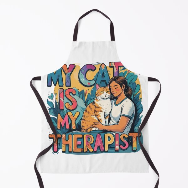 Item preview, My Cat Is My Therapist - Funny Cat Lover Gift Tee designed and sold by Brain shot.