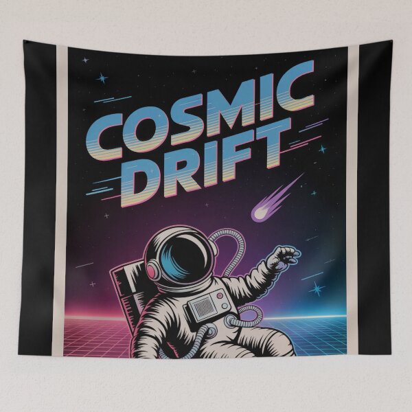 Item preview, Cosmic Drift 80s Astronaut designed and sold by ShadowAndSlate.