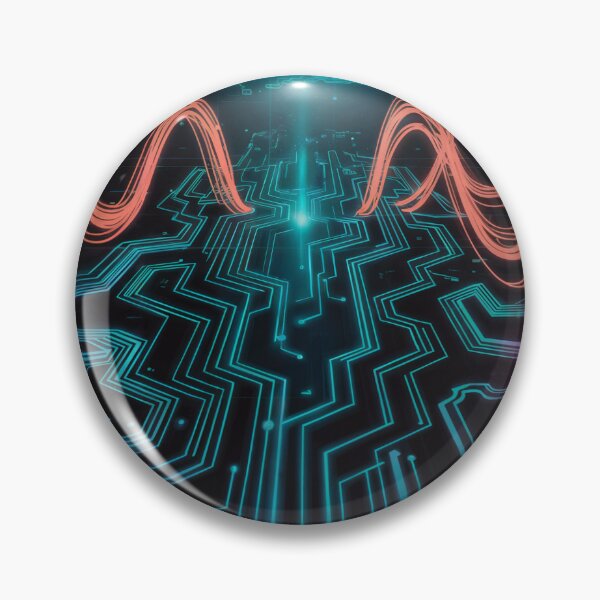 Item preview, Cybernetic Circuitry Digital Flow designed and sold by ShadowAndSlate.