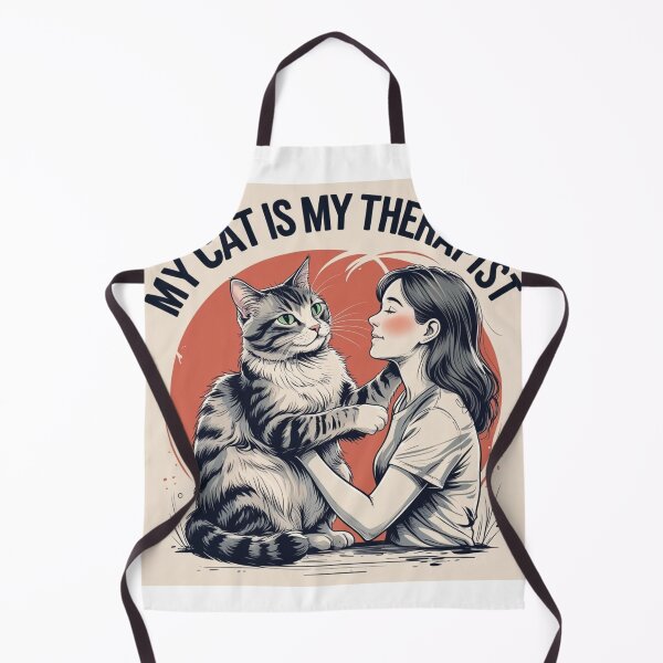 Item preview, My Cat Is My Therapist - Funny Cat Lover Gift Tee designed and sold by Brain shot.