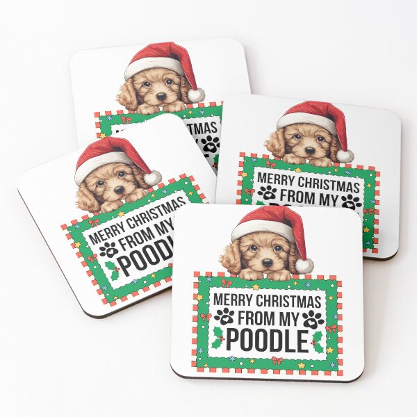 Item preview, Merry Christmas From My Poodle designed and sold by TheAnimalZ00.