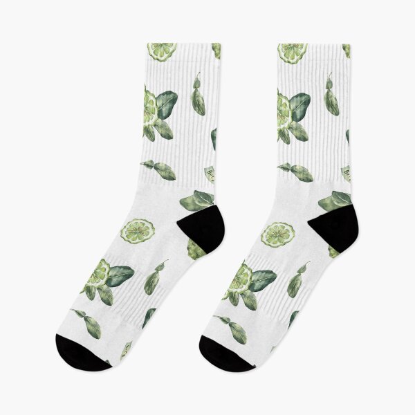 Item preview, Bergamot Fruit and Leaves Pattern on white designed and sold by Flowersforbear.