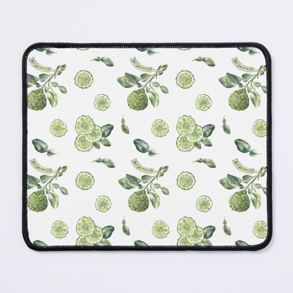 Item preview, Bergamot Fruit and Leaves Pattern on white designed and sold by Flowersforbear.