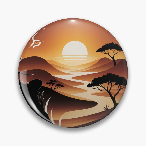 Item preview, Safari Sunset Lion King designed and sold by ShadowAndSlate.