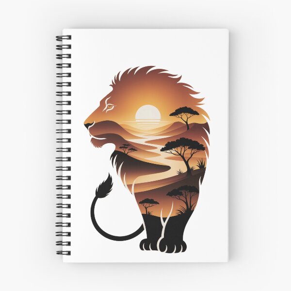Item preview, Safari Sunset Lion King designed and sold by ShadowAndSlate.