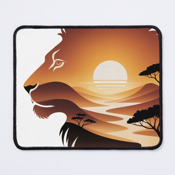 Item preview, Safari Sunset Lion King designed and sold by ShadowAndSlate.