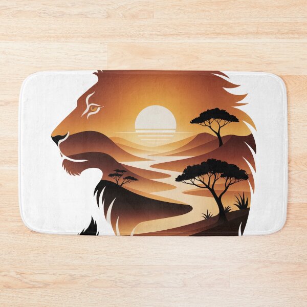Item preview, Safari Sunset Lion King designed and sold by ShadowAndSlate.