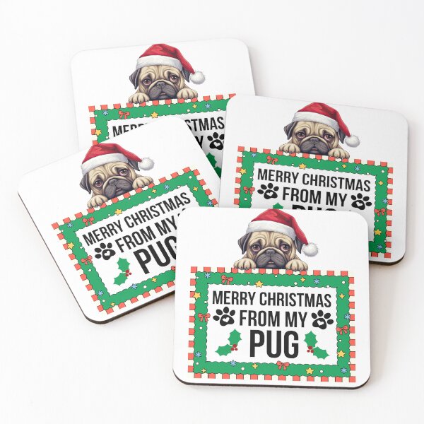 Item preview, Merry Christmas From My Pug designed and sold by TheAnimalZ00.