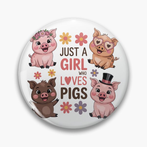 Item preview, Just a girl who loves pigs designed and sold by jkrphoto.