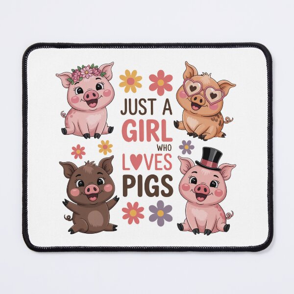 Item preview, Just a girl who loves pigs designed and sold by jkrphoto.