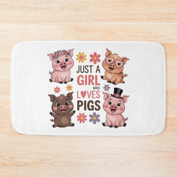 Item preview, Just a girl who loves pigs designed and sold by jkrphoto.