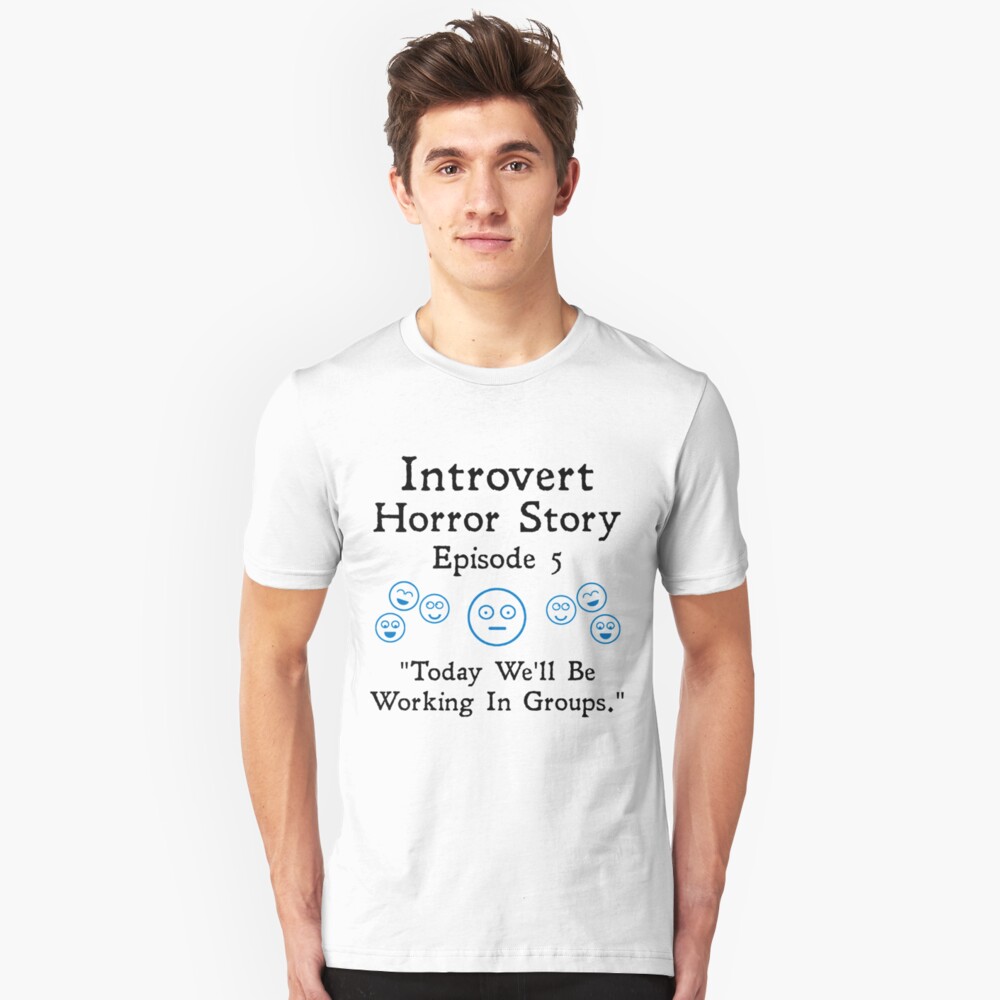 Mad Over Shirts Bye Im Shy Introvert Humor Unisex Premium Tank Top
