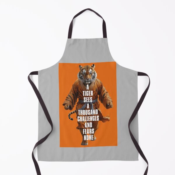 Item preview, A TIGER SEES A THOUSAND CHALLENGES AND FEARS NONE designed and sold by TIGERRIFIC.