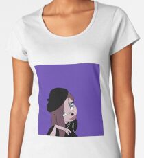 beret girl Women's Premium T-Shirt