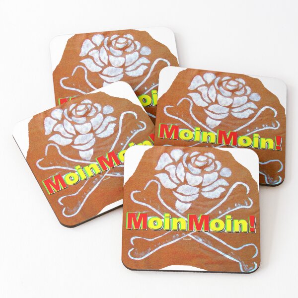 Item preview, Rose Pirate says "MoinMoin!" designed and sold by ZoffArt-Shop.