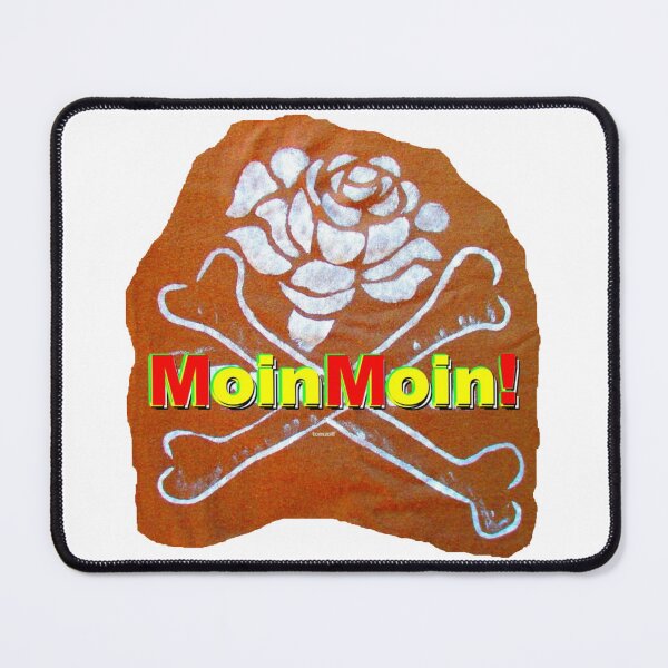 Item preview, Rose Pirate says "MoinMoin!" designed and sold by ZoffArt-Shop.