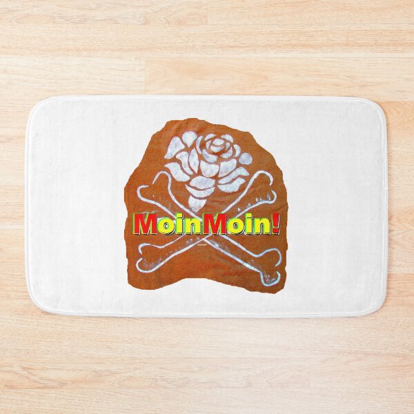 Item preview, Rose Pirate says "MoinMoin!" designed and sold by ZoffArt-Shop.