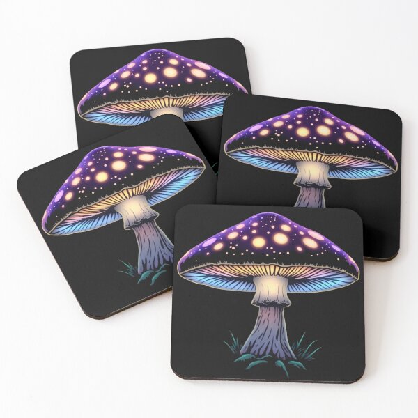 Item preview, Cosmic Glow Mushroom – Psychedelic Fantasy Fungi Art designed and sold by Rothnaric.