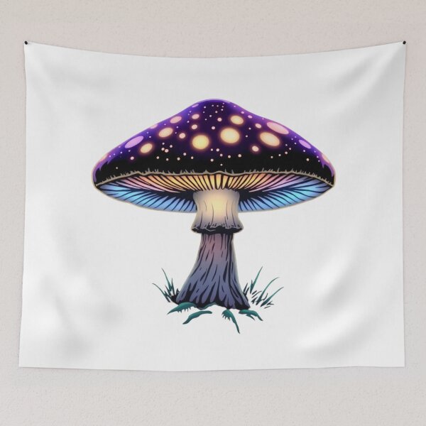 Item preview, Cosmic Glow Mushroom – Psychedelic Fantasy Fungi Art designed and sold by Rothnaric.