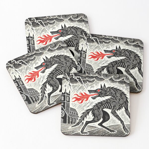 Item preview, Black Shuck designed and sold by FolkFoundry.
