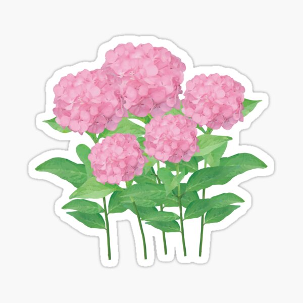 Item preview, hydrangea pink blooming designed and sold by 39goog.