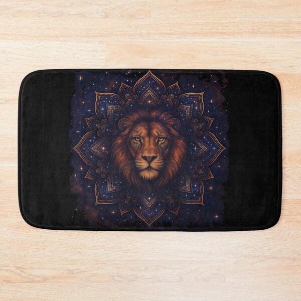 Item preview, Celestial King – Cosmic Lion Mandala designed and sold by ebada-art.