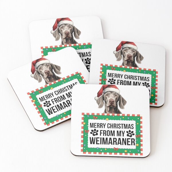 Item preview, Merry Christmas From My Weimaraner designed and sold by TheAnimalZ00.