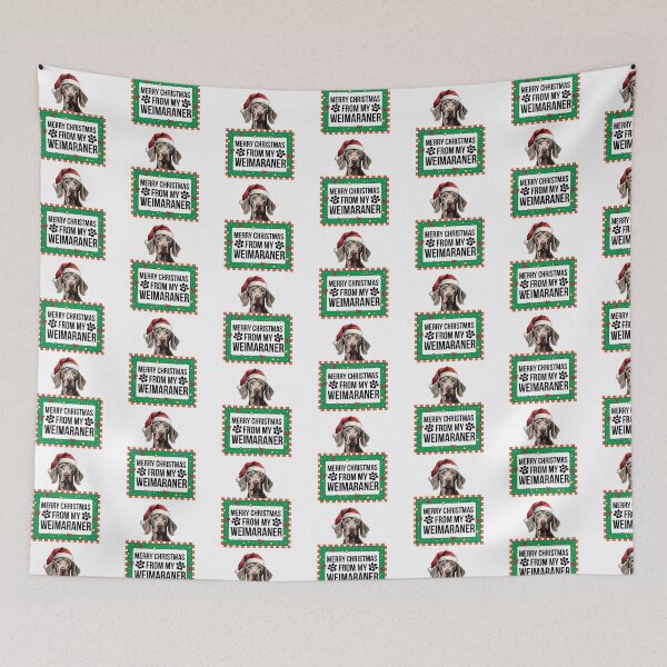 Item preview, Merry Christmas From My Weimaraner designed and sold by TheAnimalZ00.