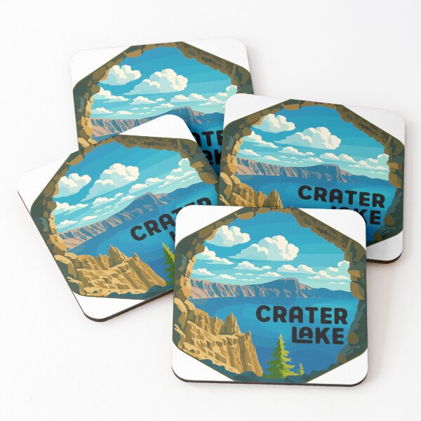 Item preview, Crater Lake National Park Oregon Sticker designed and sold by Ismeal Von.