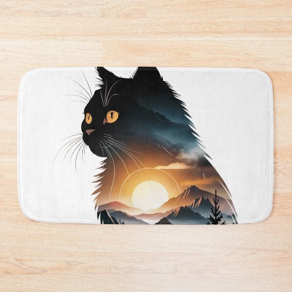 Item preview, Mountain Dusk Feline Spirit designed and sold by ShadowAndSlate.