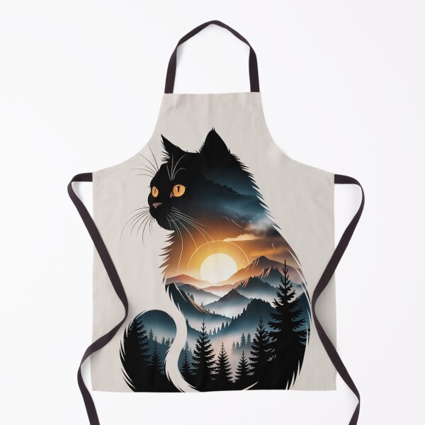 Item preview, Mountain Dusk Feline Spirit designed and sold by ShadowAndSlate.