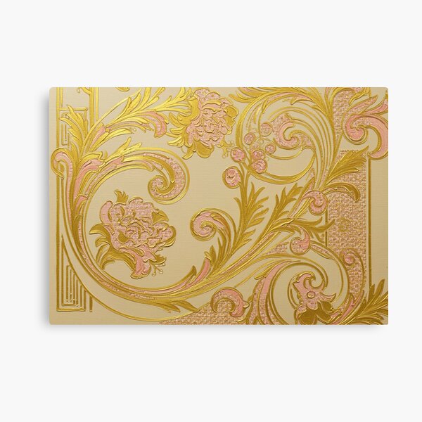 Aperçu de l'œuvre Gustav Klimt Floral doré créée et vendue par maniacfitness.