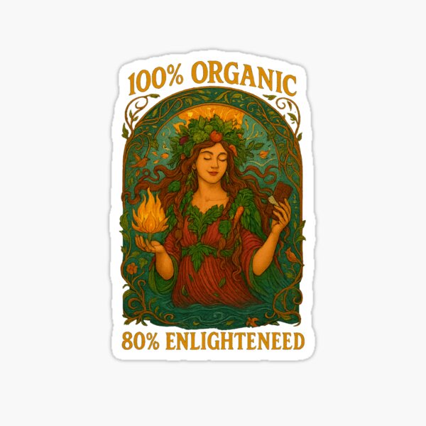 Item preview, 100% Organic, 80% Enlightened Being Spiritual designed and sold by MySpiritTravels.