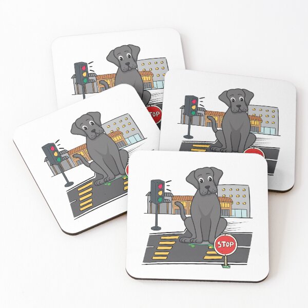 Item preview, Funny Big dog is skate boarding on the street designed and sold by Pet Station.