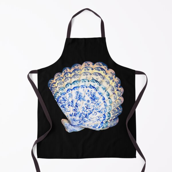 Item preview, Coastal-Aesthetic-Summer – Blue Porcelain Style Design designed and sold by Ela-graphicwiz.