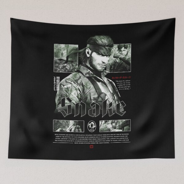 Item preview, Metal Gear Solid 3: Snake Eater (Delta) Naked Snake / Big Boss (Anime / Manga style design print) (Alt #2: Green) designed and sold by Mercy Apparel.