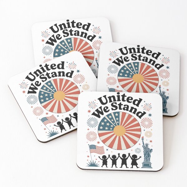 Item preview, United We Stand – Uplifting 4th of July Design for Freedom and Community designed and sold by The Art of Kkatarynka.