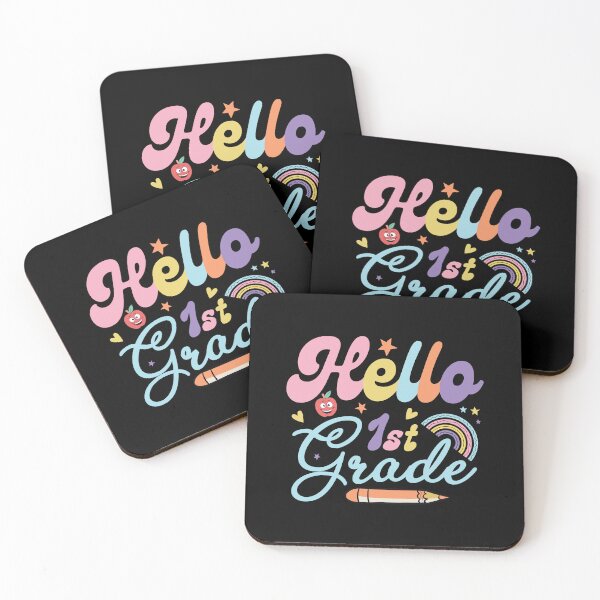 Item preview, Hello First Grade Happy 1st Day Of School designed and sold by eclecTEEq.